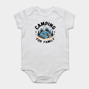 camping for family Baby Bodysuit